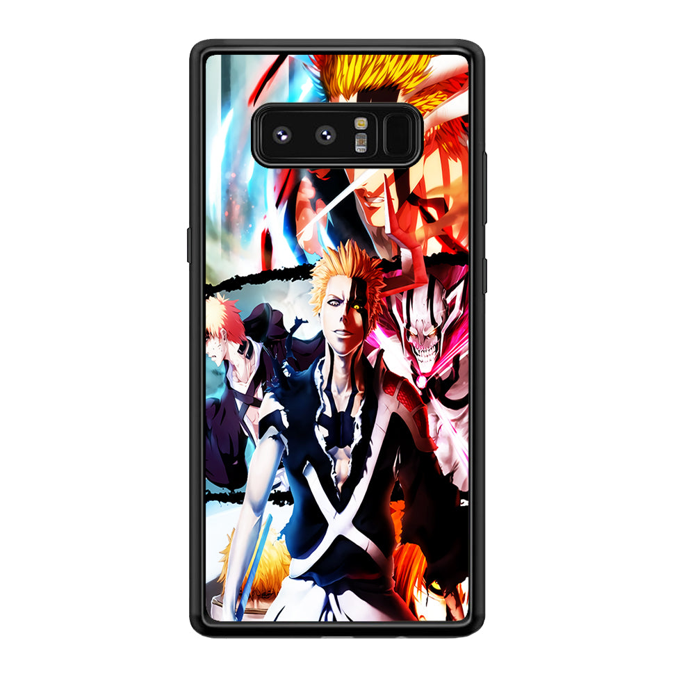 Bleach Ichigo Kurosaki Collage Samsung Galaxy Note 8 Case-Phone Case-Rubber Black (2D Case)-Altracase