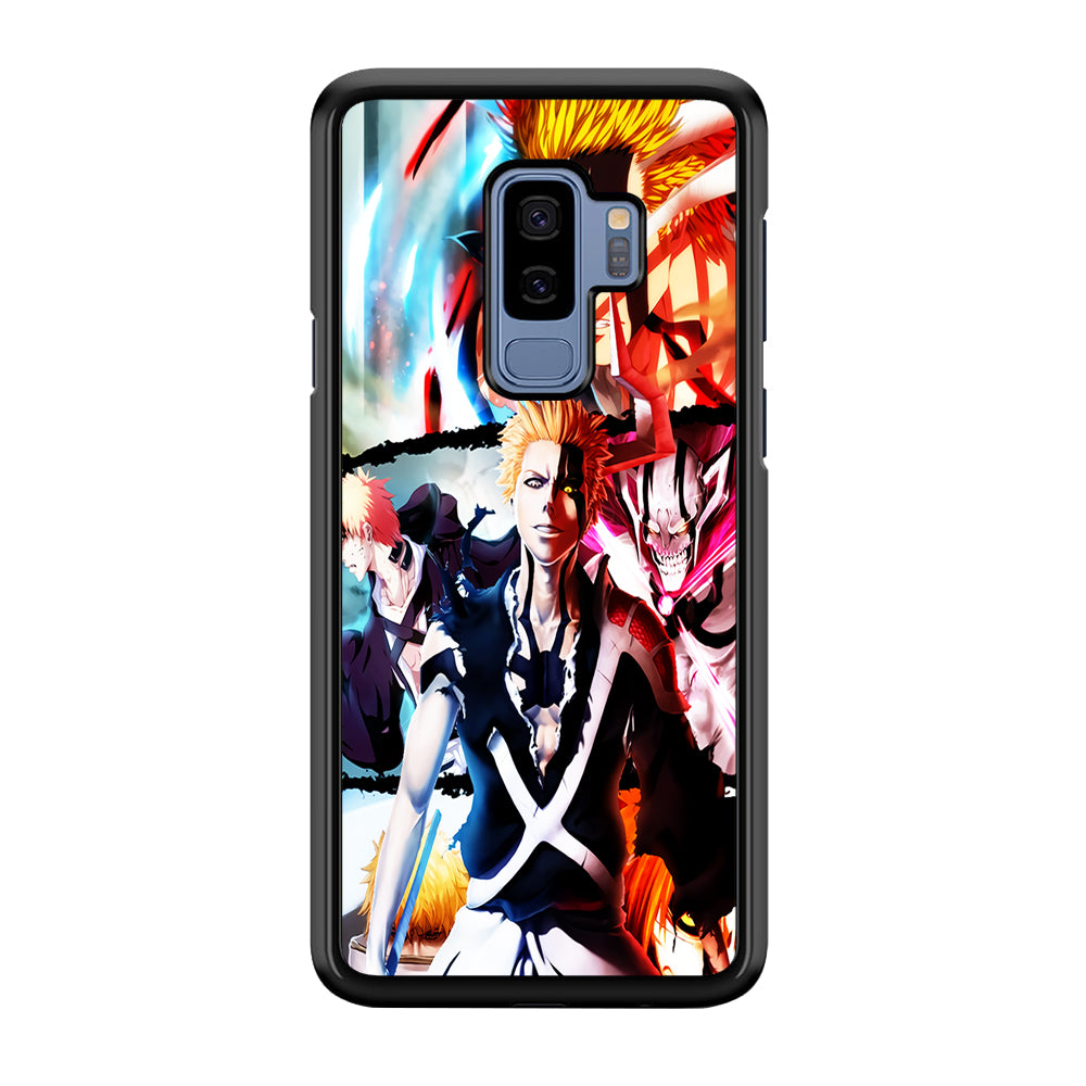 Bleach Ichigo Kurosaki Collage Samsung Galaxy S9 Plus Case-Phone Case-Rubber Black (2D Case)-Altracase