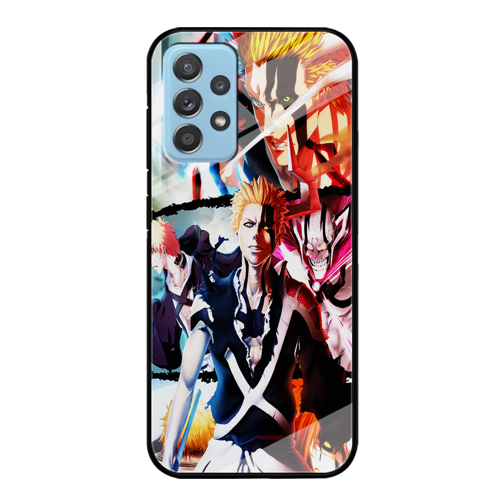 Bleach Ichigo Kurosaki Collage Samsung Galaxy A52 Case-Phone Case-Tempered Glass Case-Altracase