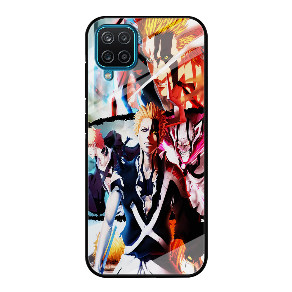 Bleach Ichigo Kurosaki Collage Samsung Galaxy A12 Case-Phone Case-Tempered Glass Case-Altracase