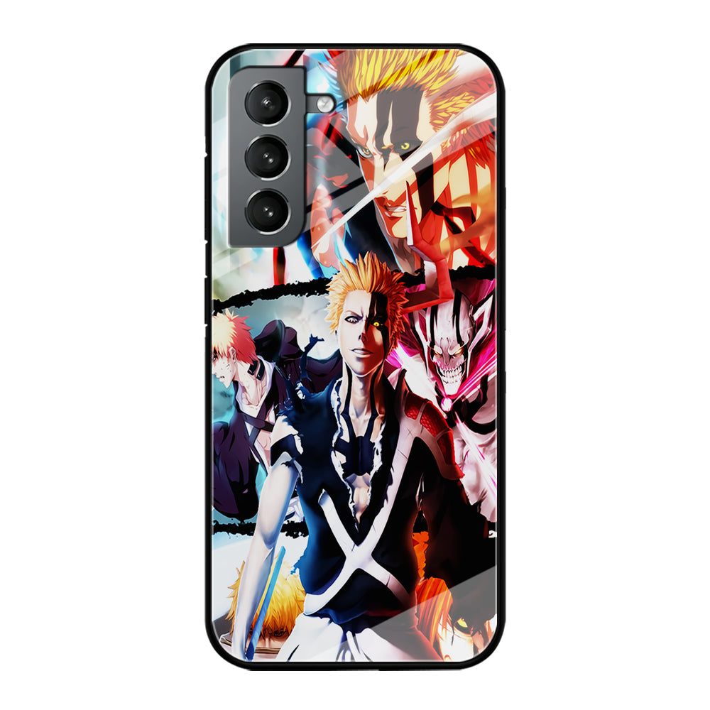 Bleach Ichigo Kurosaki Collage Samsung Galaxy S23 Case-Phone Case-Tempered Glass Case-Altracase