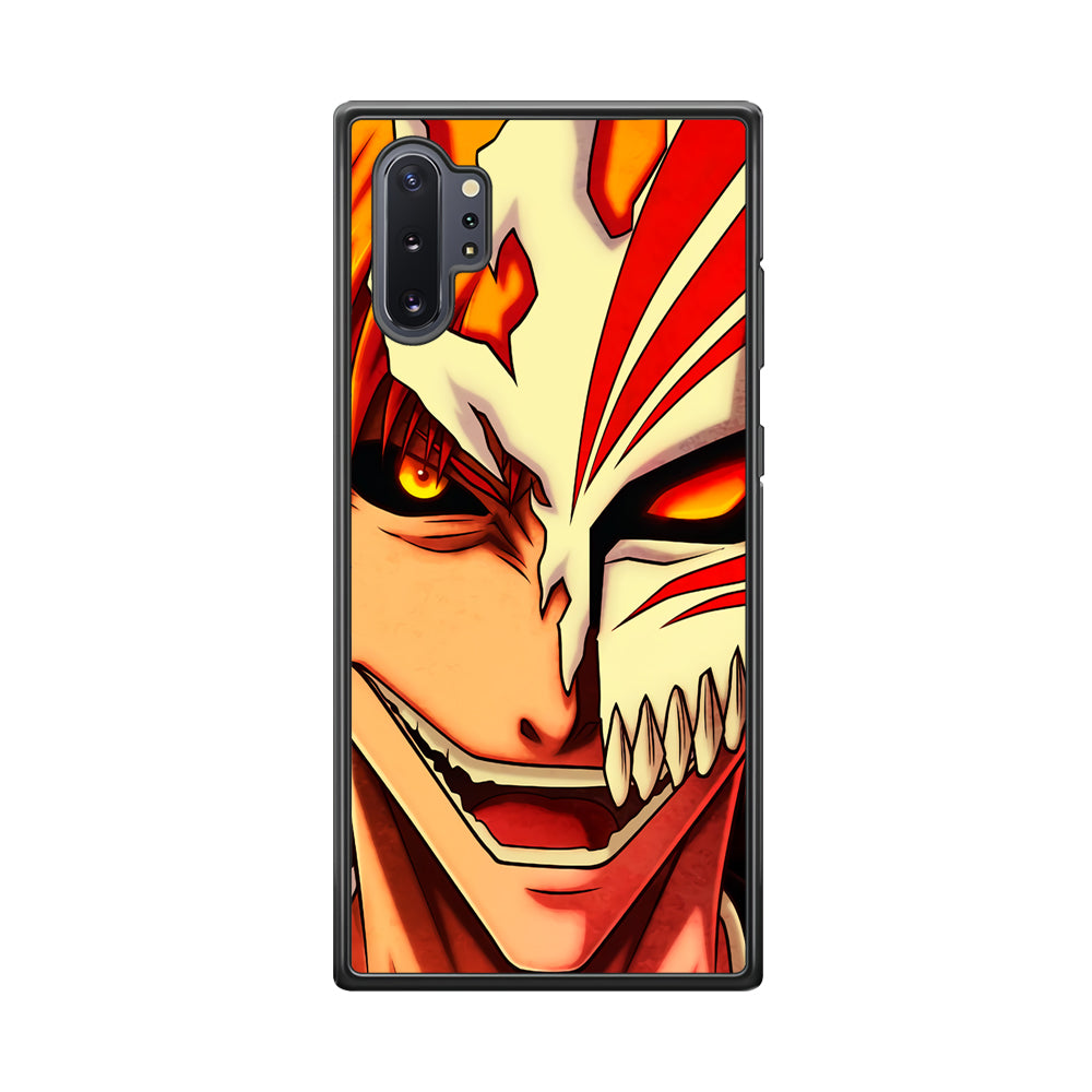 Bleach Ichigo Kurosaki Face Samsung Galaxy Note 10 Plus Case-Phone Case-Rubber Black (2D Case)-Altracase