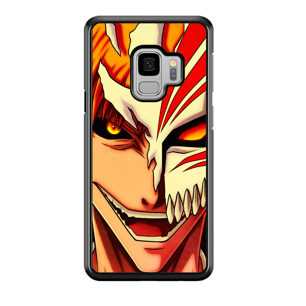 Bleach Ichigo Kurosaki Face Samsung Galaxy S9 Case-Phone Case-Rubber Black (2D Case)-Altracase