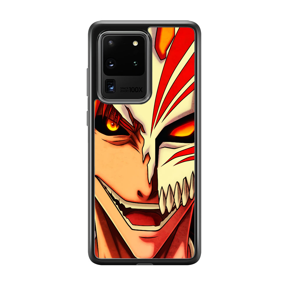 Bleach Ichigo Kurosaki Face Samsung Galaxy S20 Ultra Case-Phone Case-Tempered Glass Case-Altracase