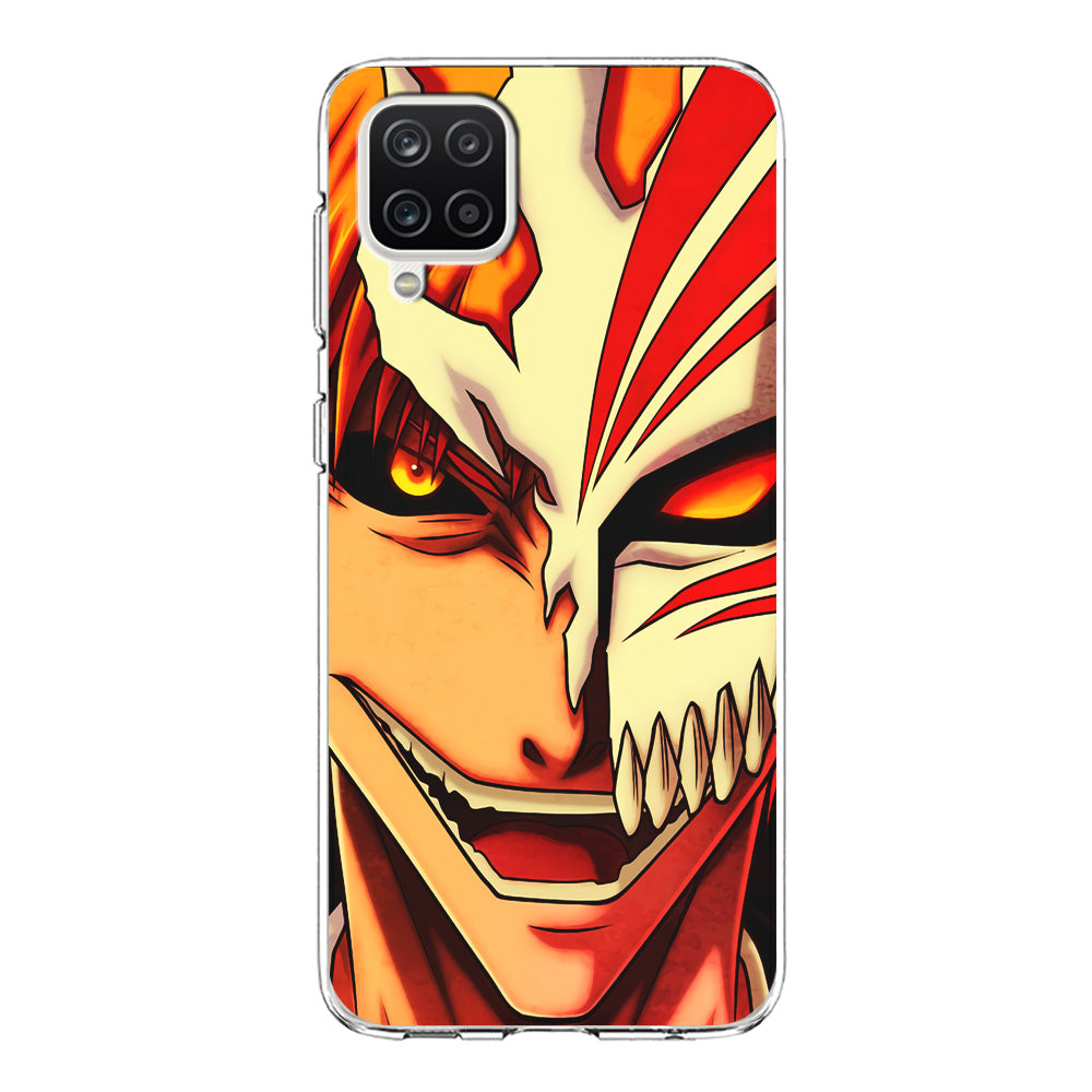 Bleach Ichigo Kurosaki Face Samsung Galaxy A12 Case-Phone Case-Clear Soft Case-Altracase