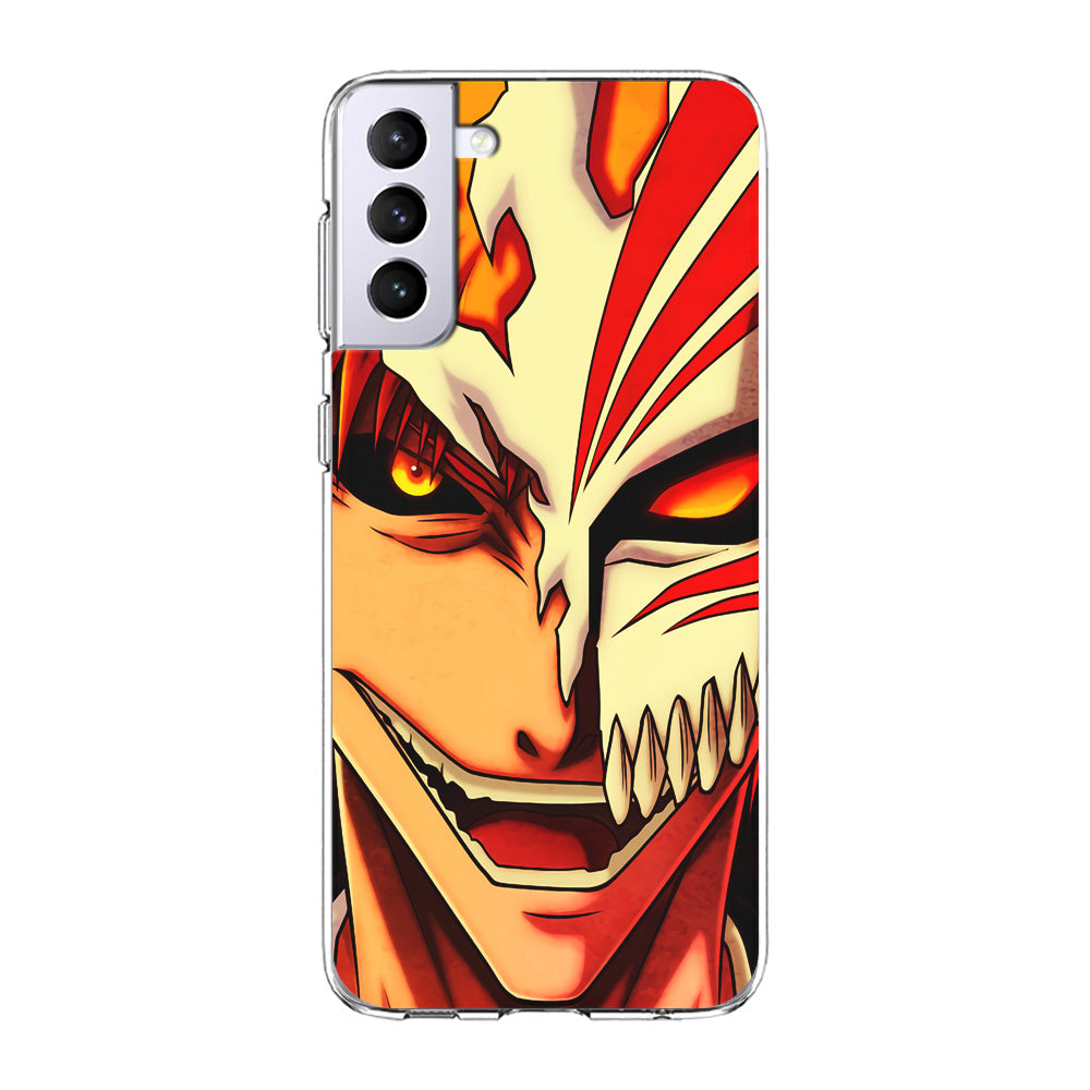 Bleach Ichigo Kurosaki Face Samsung Galaxy S21 Plus Case-Phone Case-Clear Soft Case-Altracase