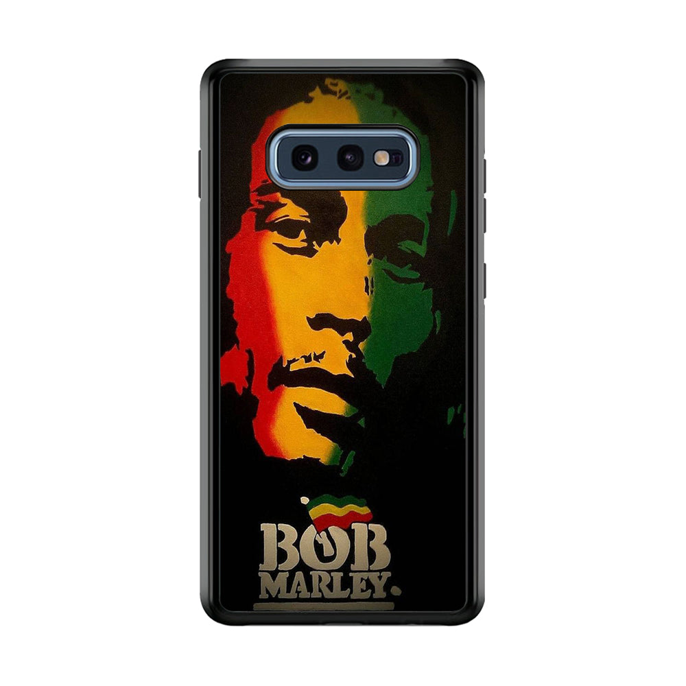 Bob Marley 002 Samsung Galaxy S10E Case-Phone Case-Rubber Black (2D Case)-Altracase