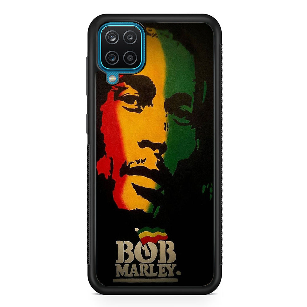 Bob Marley 002 Samsung Galaxy A12 Case-Phone Case-Rubber Black (2D Case)-Altracase