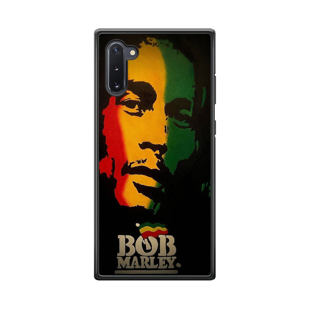 Bob Marley 002 Samsung Galaxy Note 10 Case-Phone Case-Rubber Black (2D Case)-Altracase