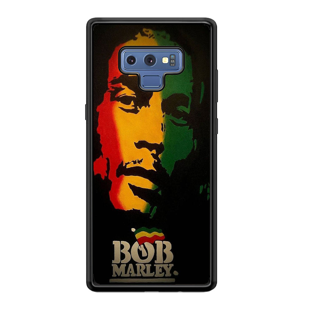 Bob Marley 002 Samsung Galaxy Note 9 Case-Phone Case-Rubber Black (2D Case)-Altracase