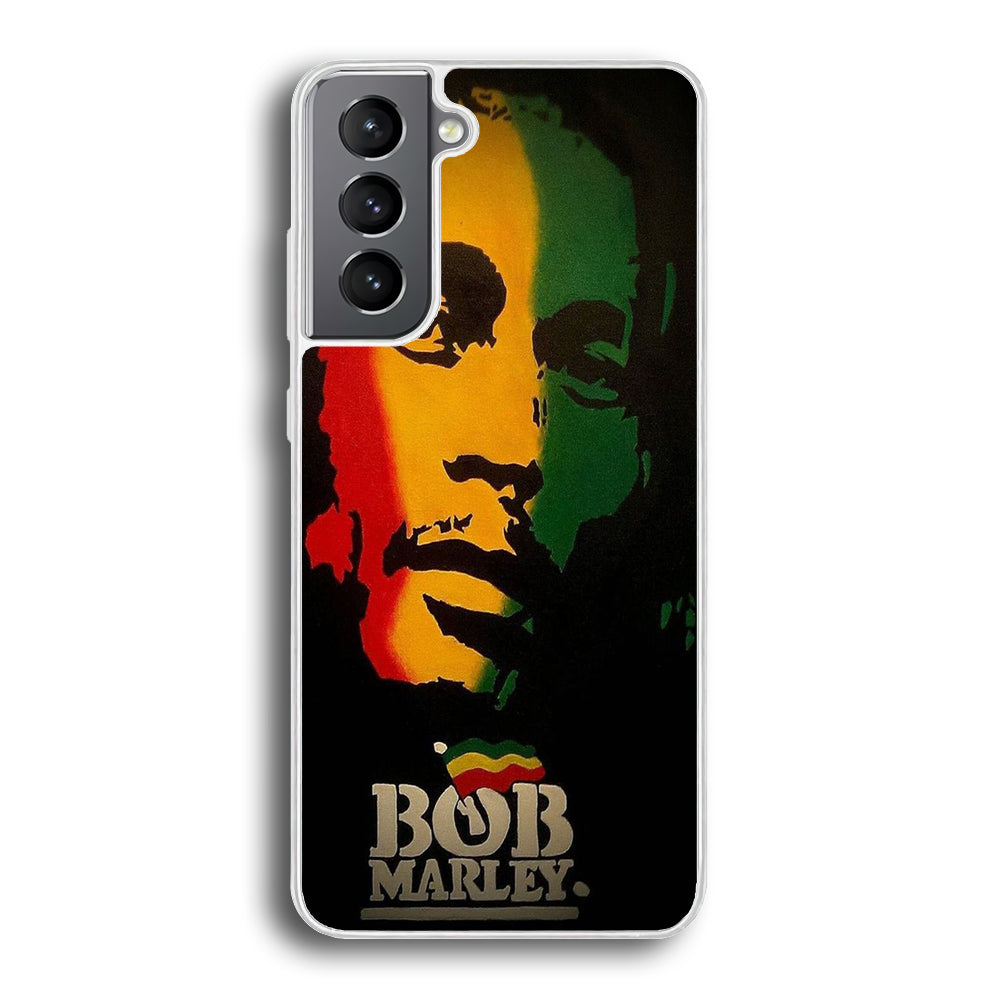 Bob Marley 002 Samsung Galaxy S21 Plus Case-Phone Case-Rubber White (2D Case)-Altracase