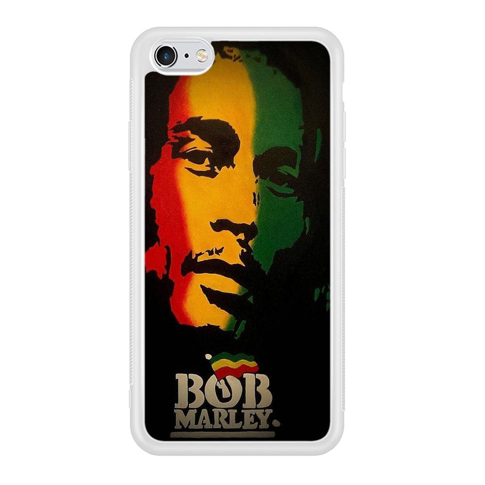 Bob Marley 002 iPhone 6 | 6s Case-Phone Case-Rubber White (2D Case)-Altracase