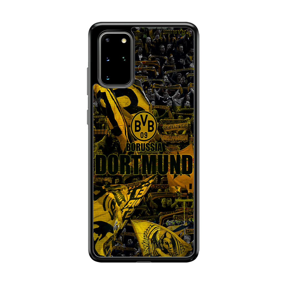 Borussia Dortmund Die Borussen Samsung Galaxy S20 Plus Case-Phone Case-Rubber Black (2D Case)-Altracase