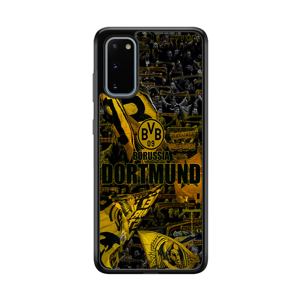 Borussia Dortmund Die Borussen Samsung Galaxy S20 Case-Phone Case-Rubber Black (2D Case)-Altracase