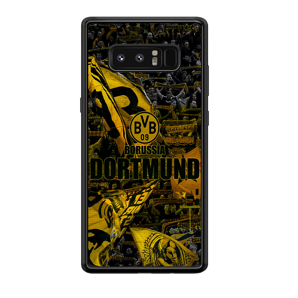 Borussia Dortmund Die Borussen Samsung Galaxy Note 8 Case-Phone Case-Rubber Black (2D Case)-Altracase