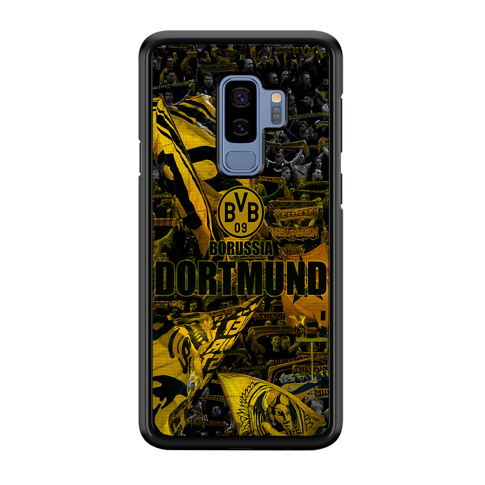 Borussia Dortmund Die Borussen Samsung Galaxy S9 Plus Case-Phone Case-Rubber Black (2D Case)-Altracase