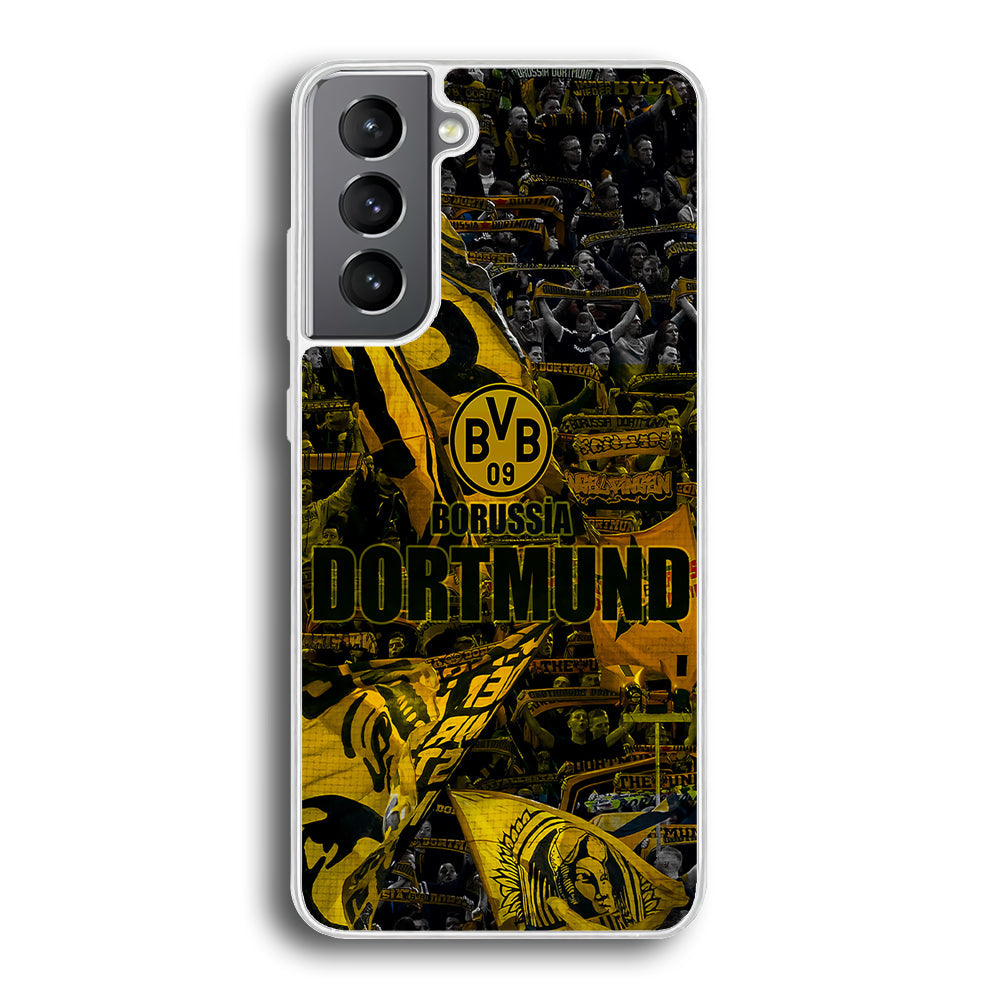Borussia Dortmund Die Borussen Samsung Galaxy S22 Case-Phone Case-Rubber White (2D Case)-Altracase