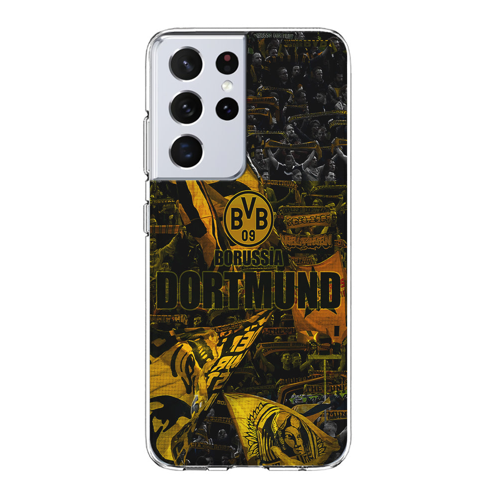 Borussia Dortmund Die Borussen Samsung Galaxy S21 Ultra Case-Phone Case-Clear Soft Case-Altracase