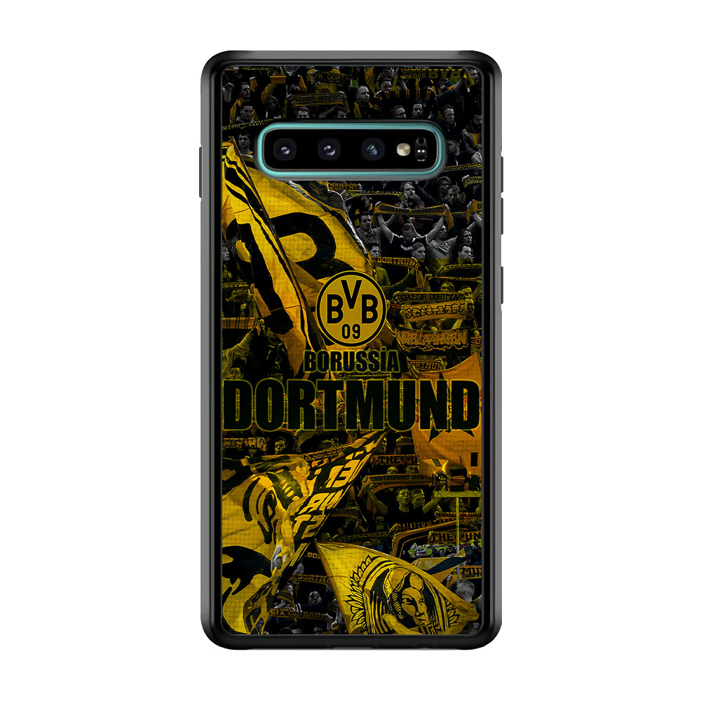 Borussia Dortmund Die Borussen Samsung Galaxy S10 Plus Case-Phone Case-Rubber Black (2D Case)-Altracase