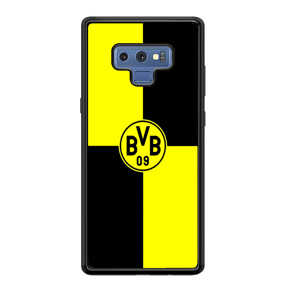 Borussia Dortmund Logo Club Samsung Galaxy Note 9 Case-Phone Case-Rubber Black (2D Case)-Altracase