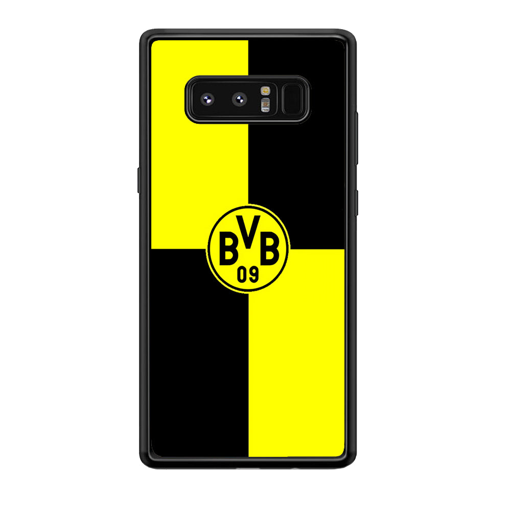 Borussia Dortmund Logo Club Samsung Galaxy Note 8 Case-Phone Case-Rubber Black (2D Case)-Altracase