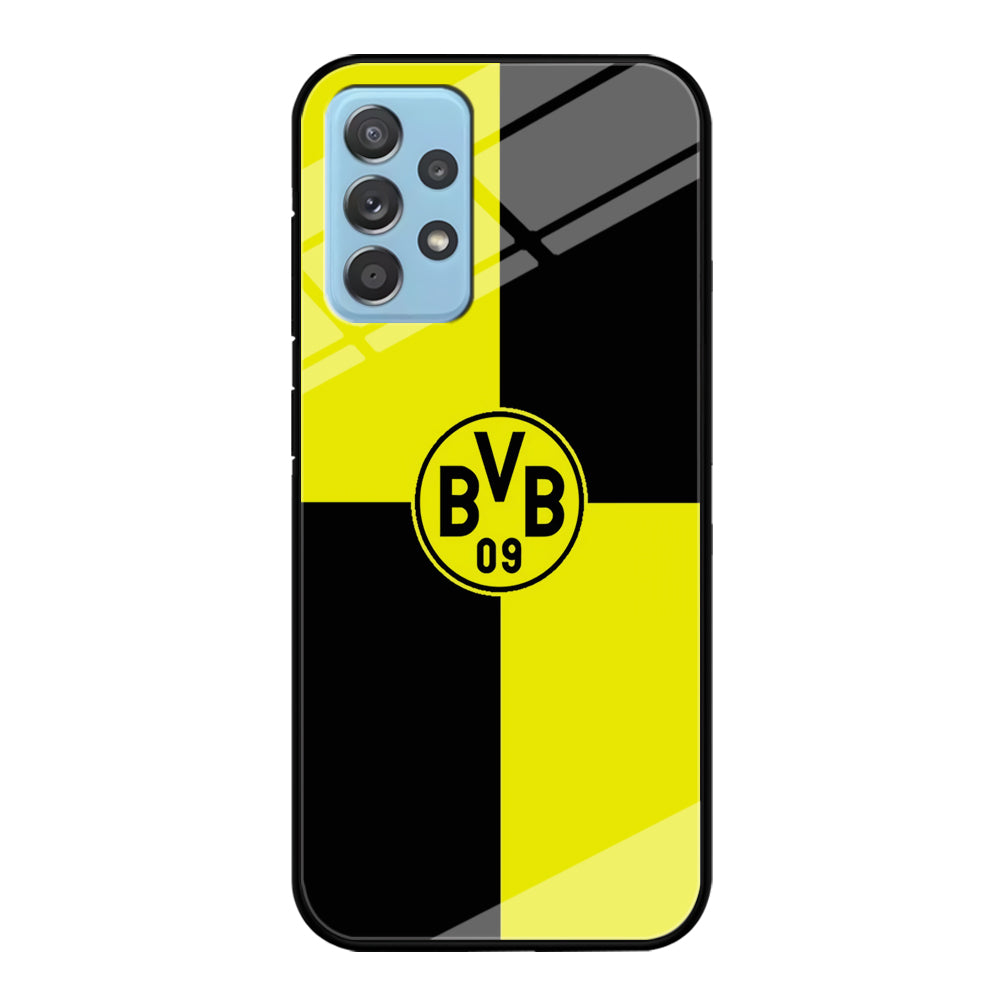 Borussia Dortmund Logo Club Samsung Galaxy A72 Case-Phone Case-Tempered Glass Case-Altracase