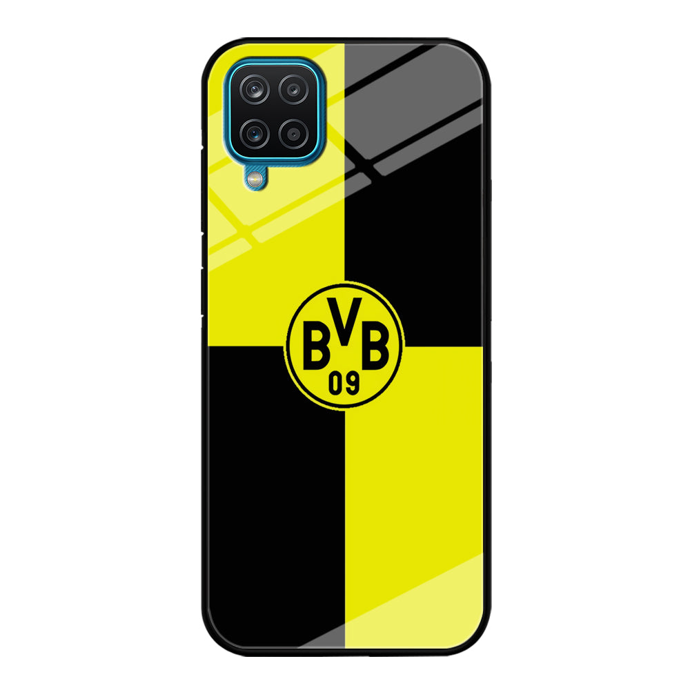 Borussia Dortmund Logo Club Samsung Galaxy A12 Case-Phone Case-Tempered Glass Case-Altracase