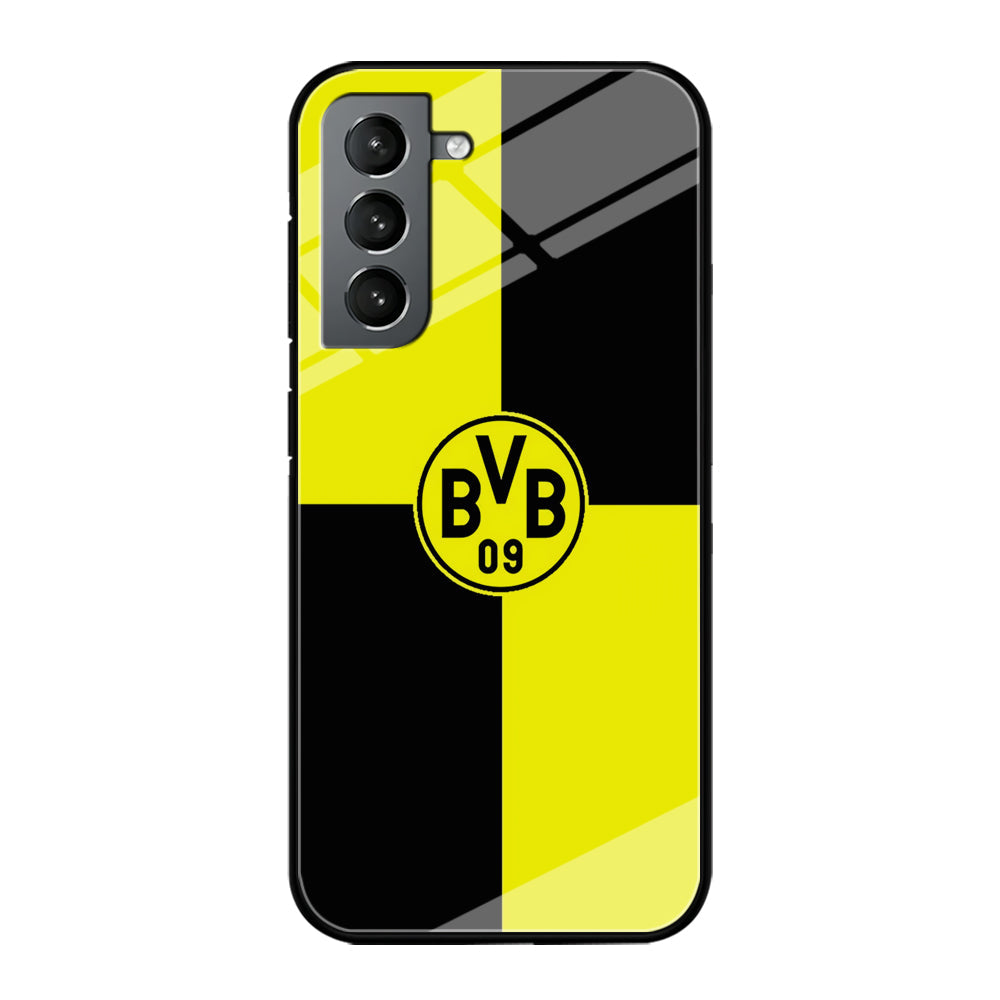 Borussia Dortmund Logo Club Samsung Galaxy S22 Case-Phone Case-Tempered Glass Case-Altracase