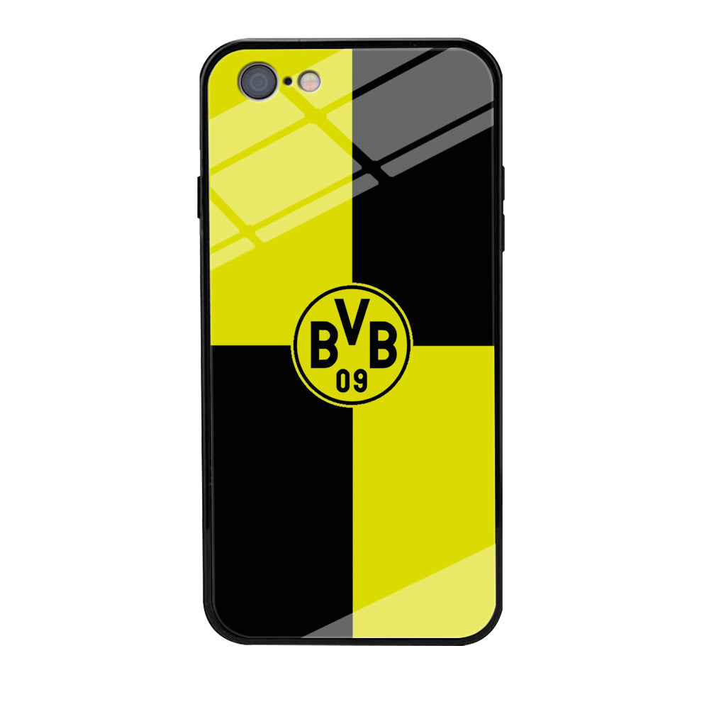 Borussia Dortmund Logo Club iPhone 6 Plus | 6s Plus Case-Phone Case-Tempered Glass Case-Altracase