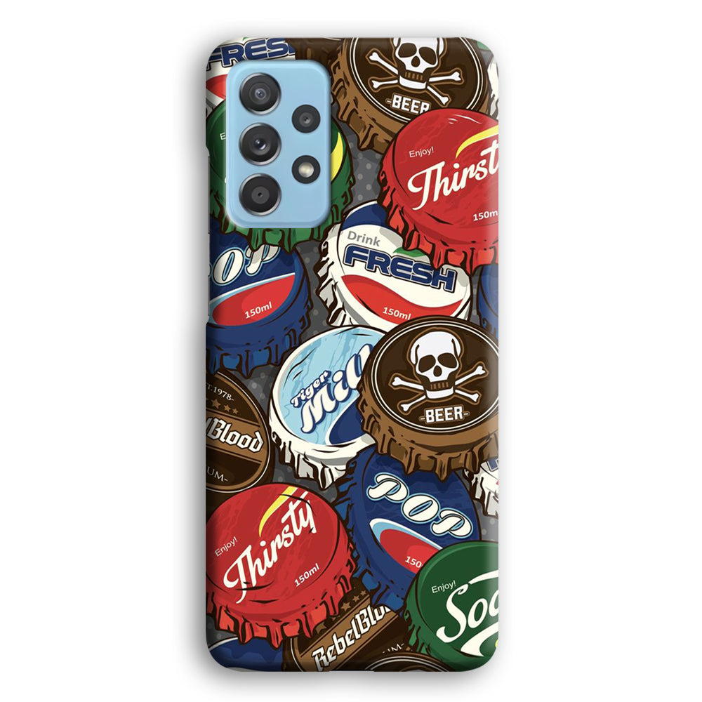 Bottle Cap Doodle Samsung Galaxy A52 Case-Phone Case-3D Case-Altracase