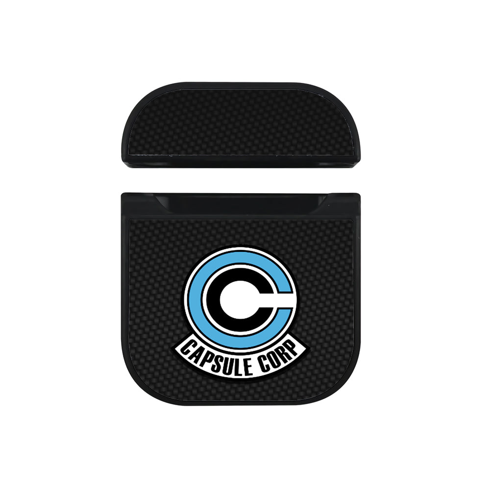 Capsule Corp Dragon Ball Z Hard Plastic Case Cover For Apple Airpods-AirPod Case-Black-Altracase