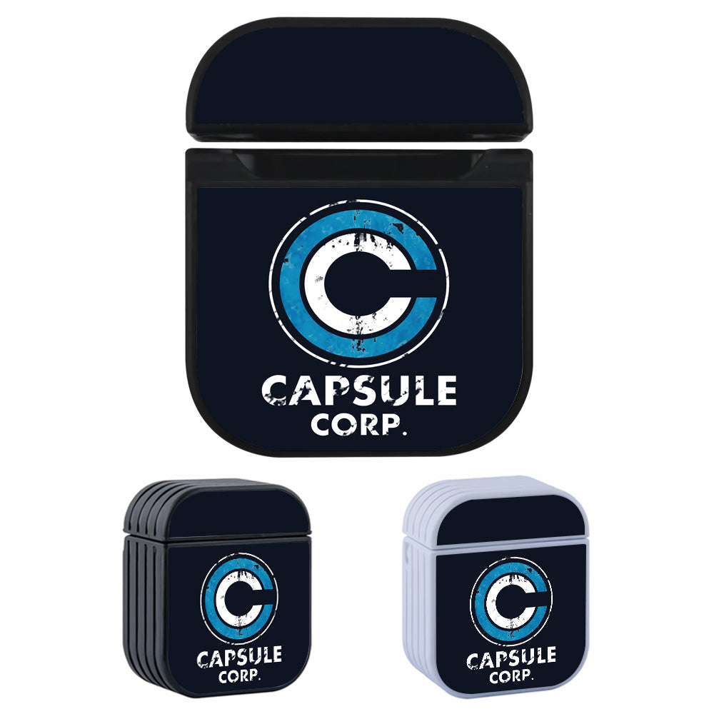 Capsule Corp Logo Dragon Ball Hard Plastic Case Cover For Apple Airpods-AirPod Case-Altracase