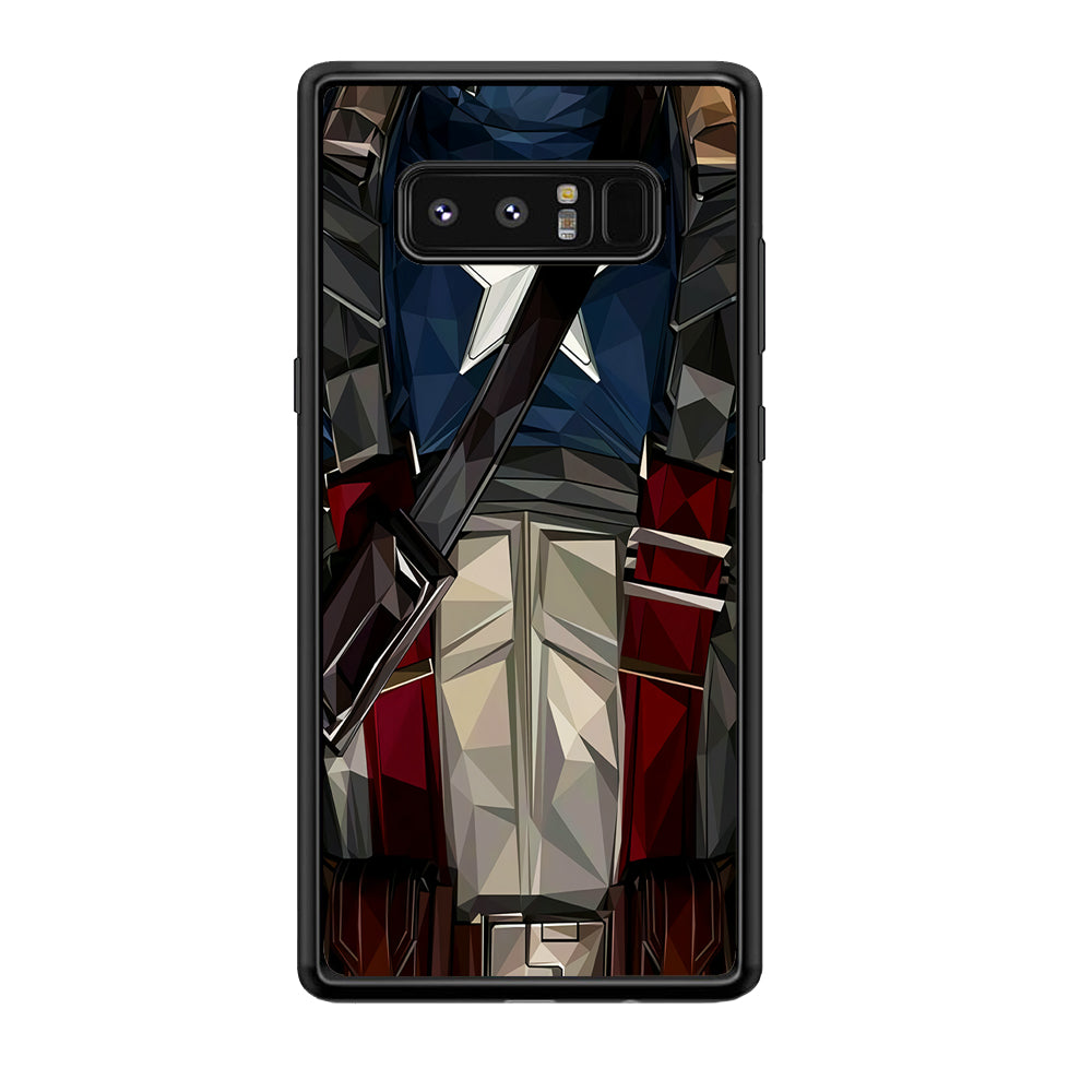 Captain America Costume Suit Samsung Galaxy Note 8 Case-Phone Case-Tempered Glass Case-Altracase
