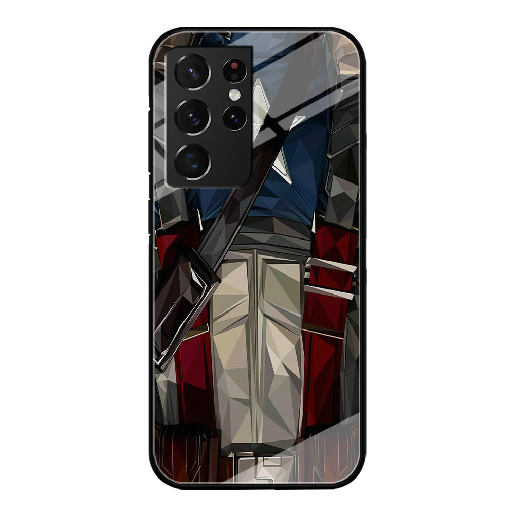 Captain America Costume Suit Samsung Galaxy S21 Ultra Case-Phone Case-Tempered Glass Case-Altracase