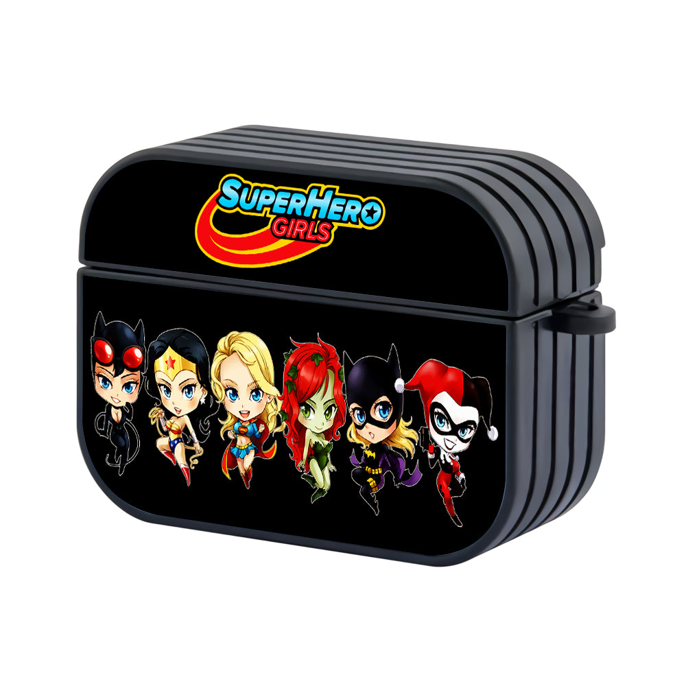 Chibi Super Hero Girls Hard Plastic Case Cover For Apple Airpods Pro 2-AirPod Case-Altracase