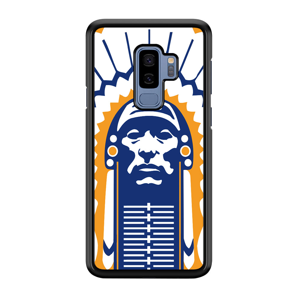 Chief Illiniwek Illinois Samsung Galaxy S9 Plus Case-Phone Case-Tempered Glass Case-Altracase
