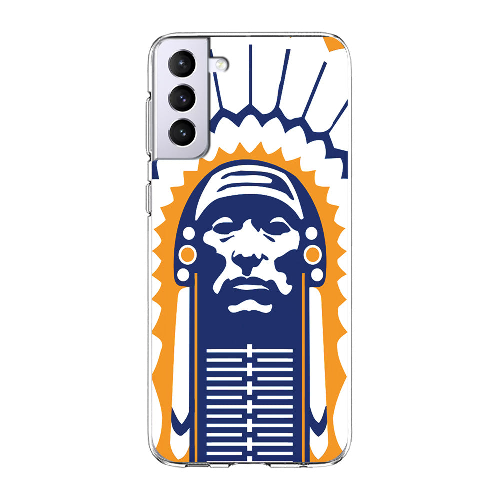 Chief Illiniwek Illinois Samsung Galaxy S21 Plus Case-Phone Case-Clear Soft Case-Altracase