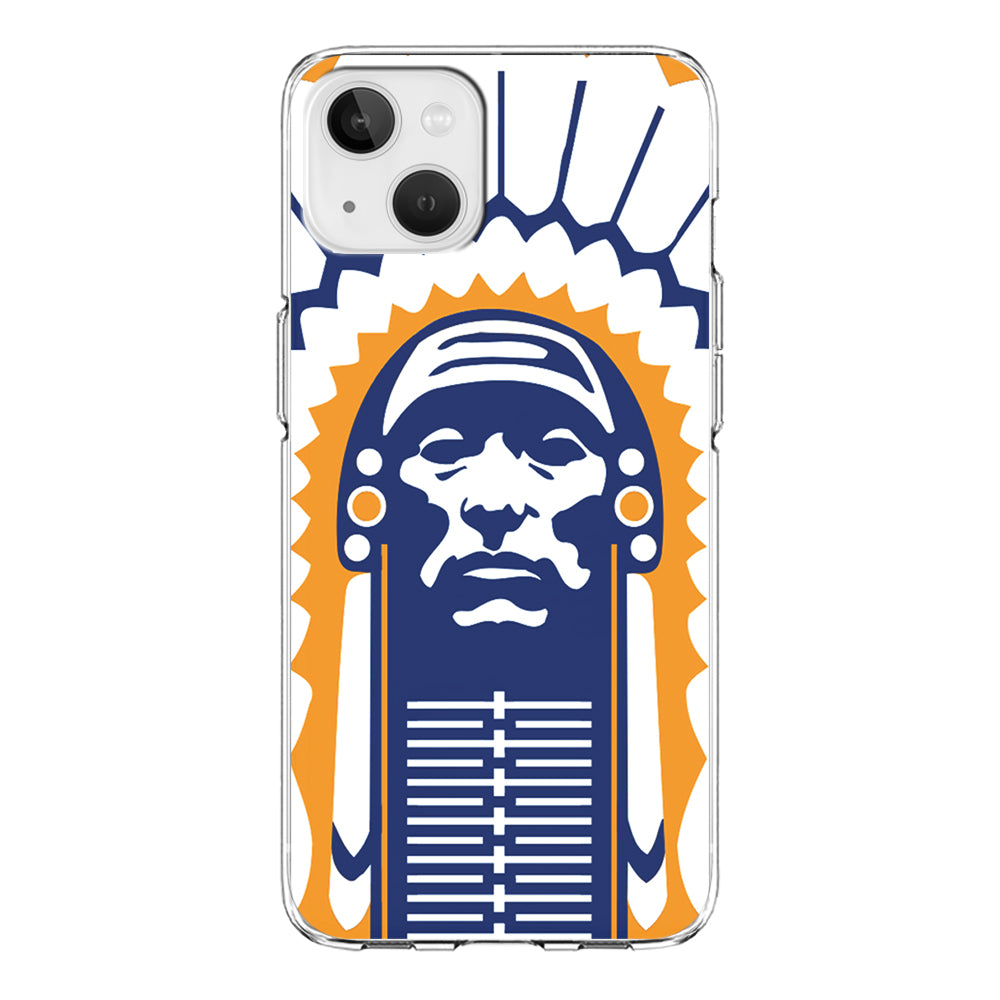 Chief Illiniwek Illinois iPhone 15 Plus Case-Phone Case-Clear Soft Case-Altracase