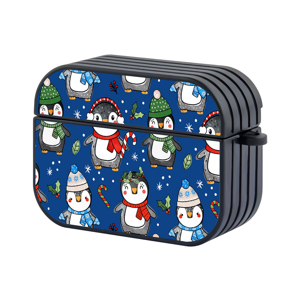 Christmas Penguins Pattern Apple AirPods Pro 3 Case - Altracase
