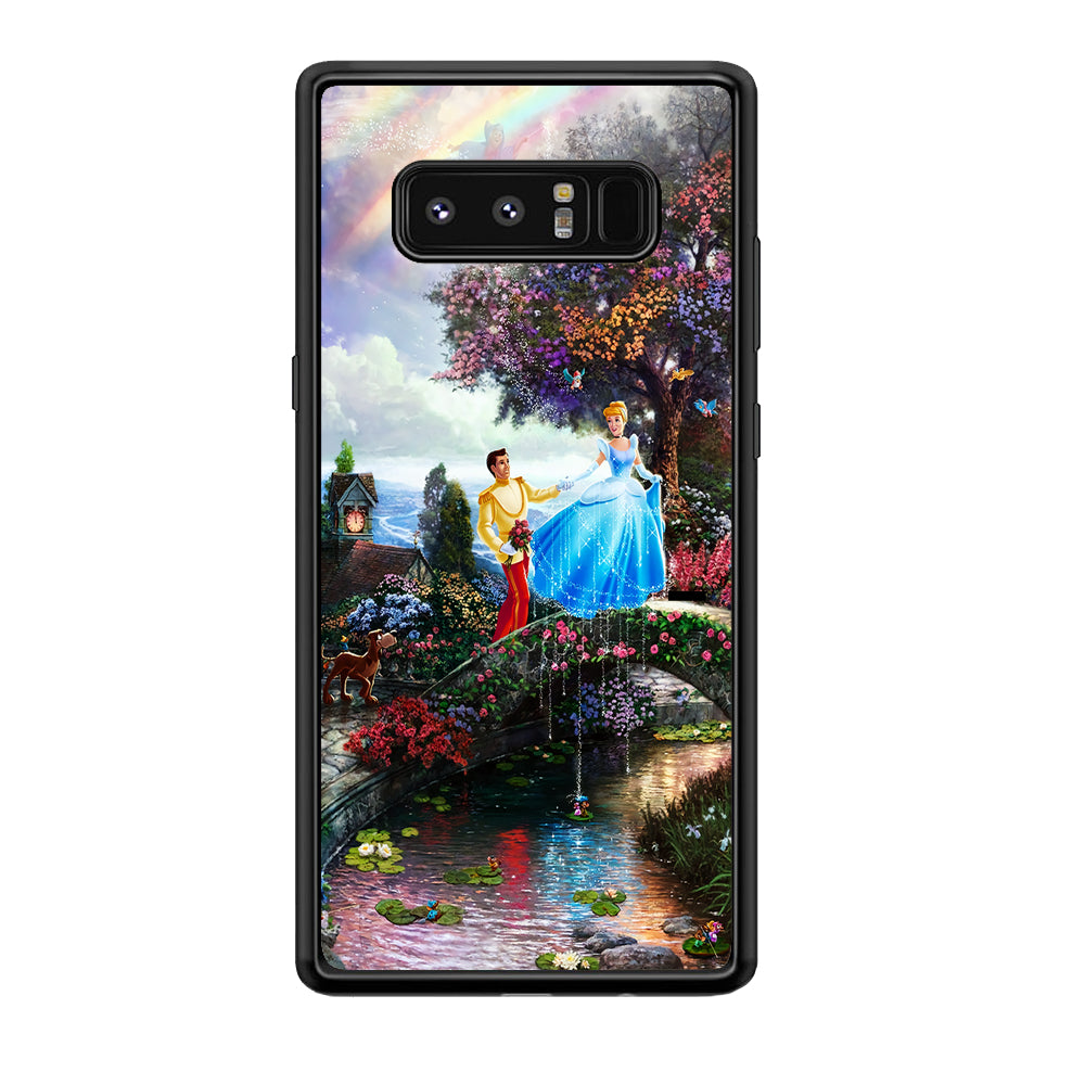Cinderella Wishes Upon A Dream Samsung Galaxy Note 8 Case-Phone Case-Rubber Black (2D Case)-Altracase