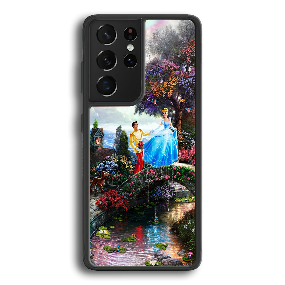 Cinderella Wishes Upon A Dream Samsung Galaxy S21 Ultra Case-Phone Case-Rubber Black (2D Case)-Altracase