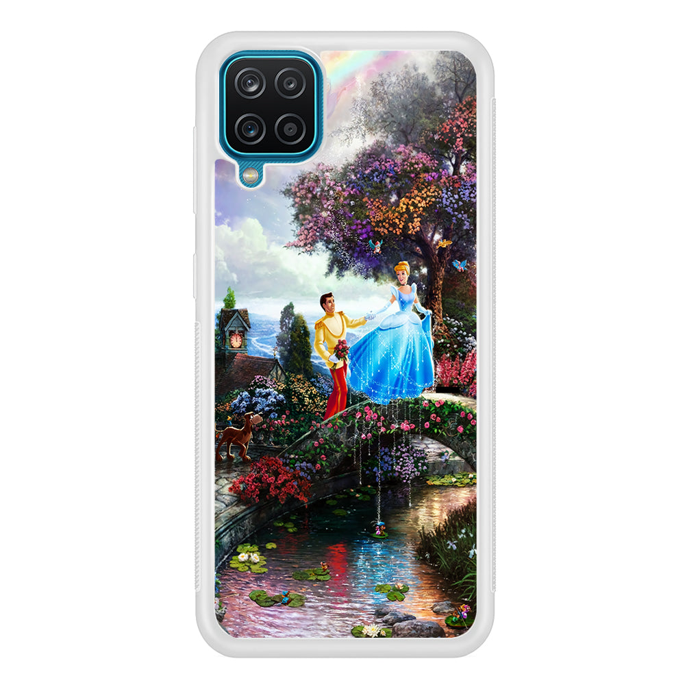 Cinderella Wishes Upon A Dream Samsung Galaxy A12 Case-Phone Case-Rubber White (2D Case)-Altracase