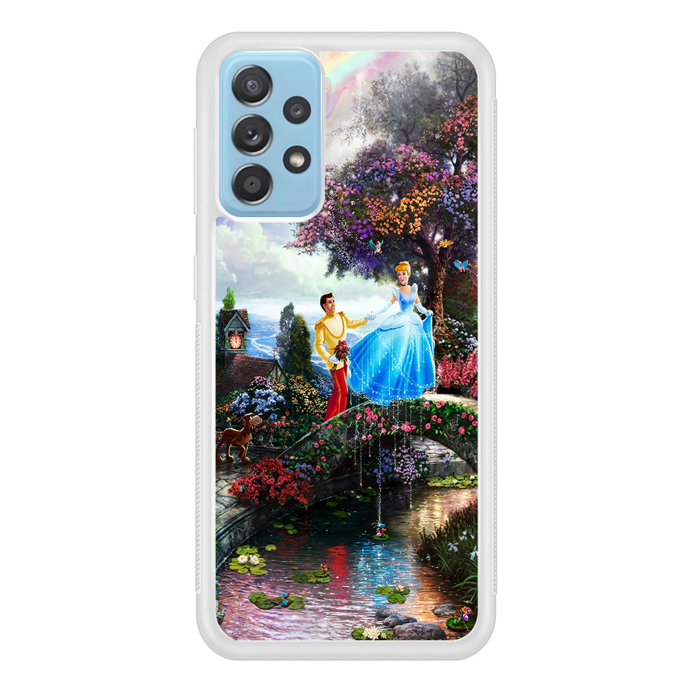 Cinderella Wishes Upon A Dream Samsung Galaxy A72 Case-Phone Case-Rubber White (2D Case)-Altracase