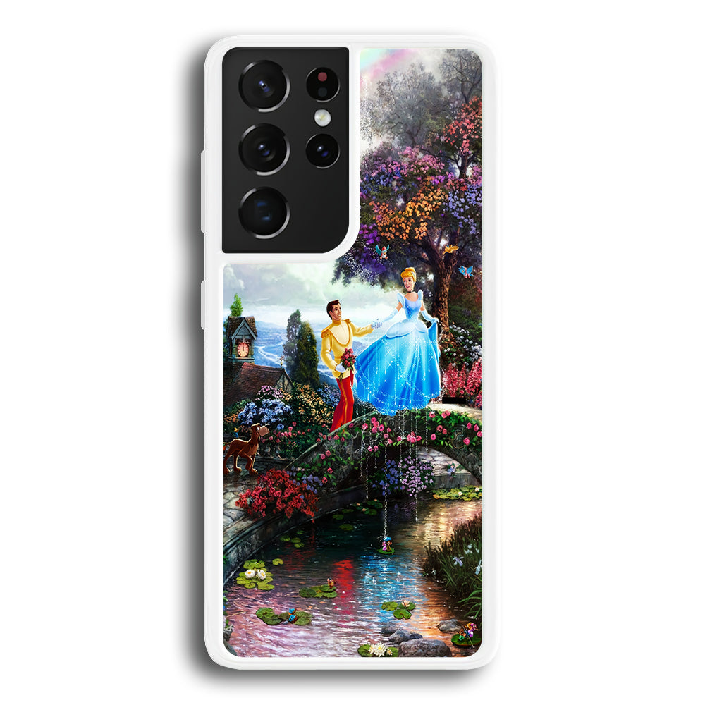 Cinderella Wishes Upon A Dream Samsung Galaxy S21 Ultra Case-Phone Case-Rubber White (2D Case)-Altracase