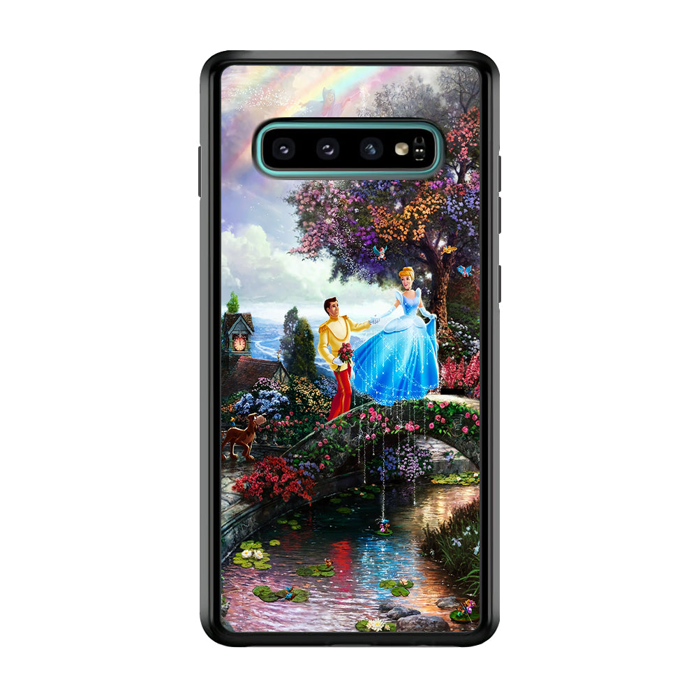 Cinderella Wishes Upon A Dream Samsung Galaxy S10 Plus Case-Phone Case-Rubber Black (2D Case)-Altracase