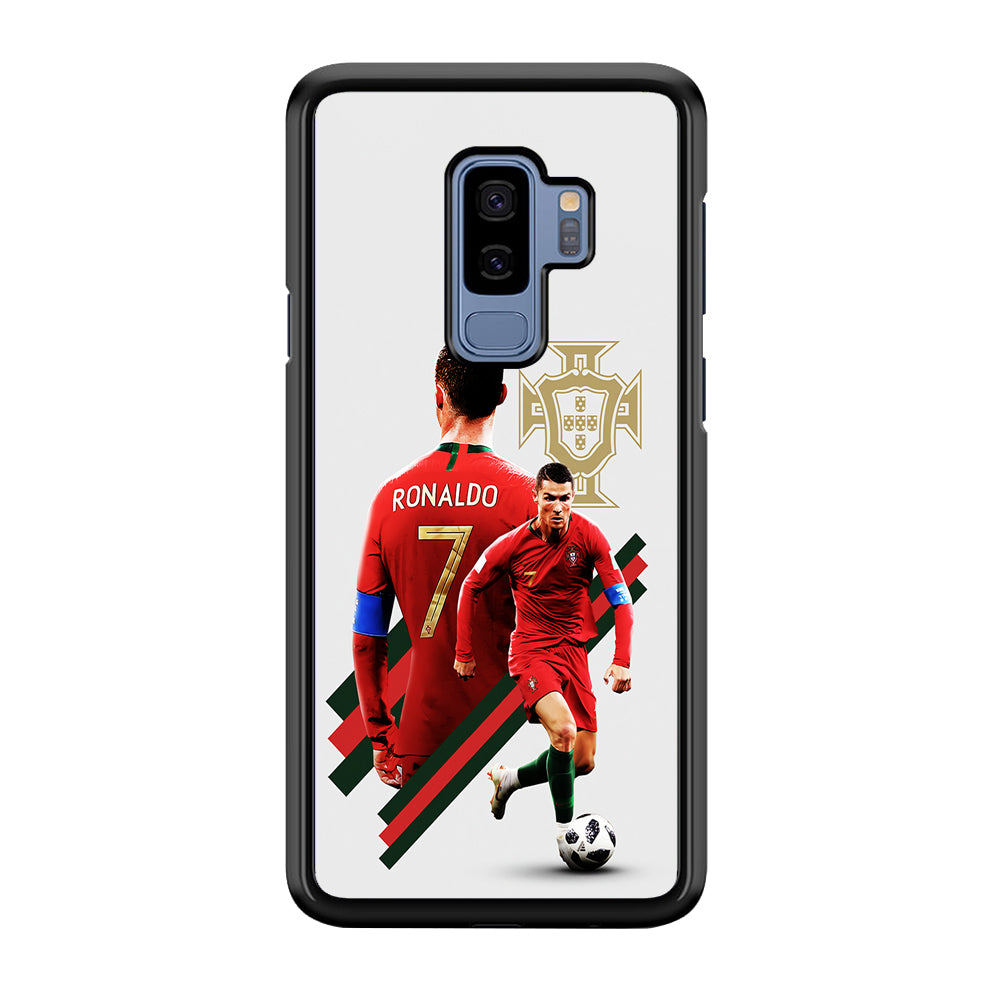 Cristiano Ronaldo Portugal Samsung Galaxy S9 Plus Case-Phone Case-Tempered Glass Case-Altracase
