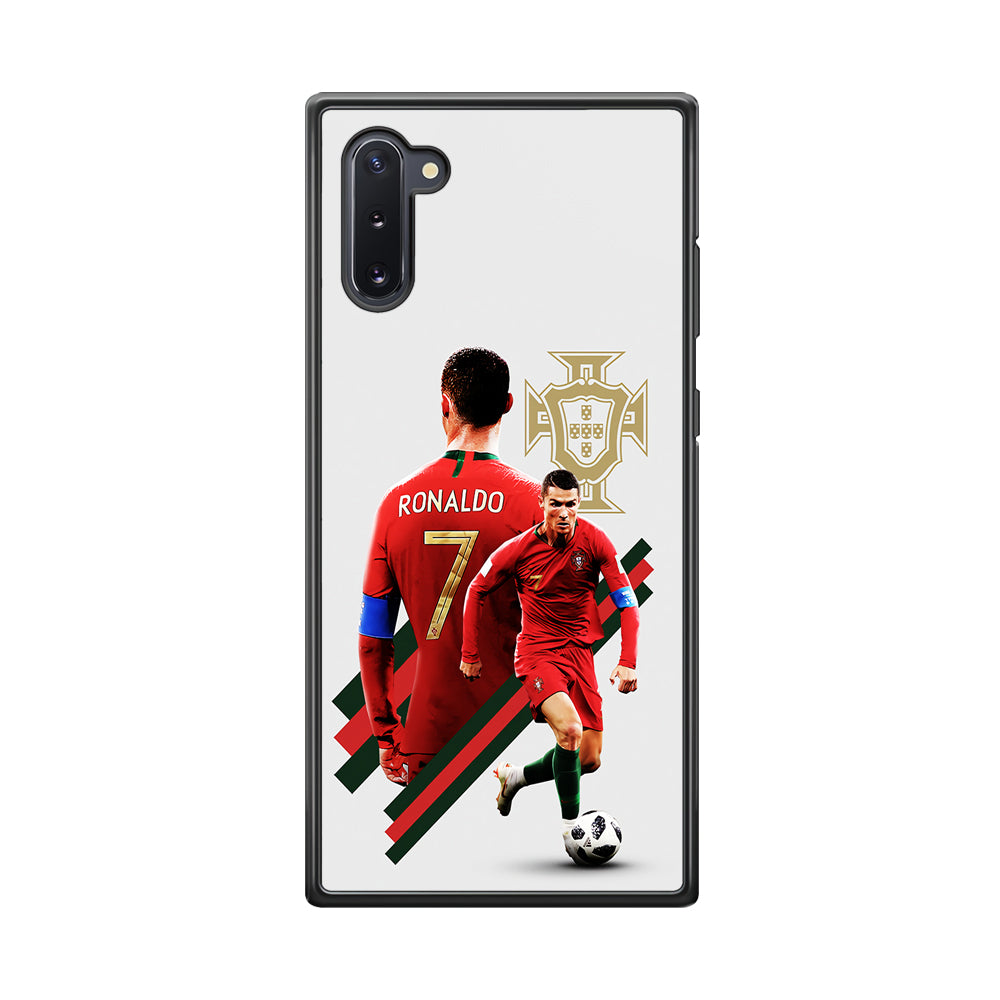 Cristiano Ronaldo Portugal Samsung Galaxy Note 10 Case-Phone Case-Tempered Glass Case-Altracase