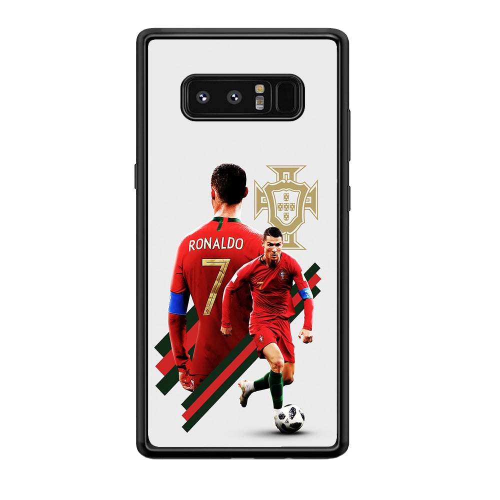 Cristiano Ronaldo Portugal Samsung Galaxy Note 8 Case-Phone Case-Tempered Glass Case-Altracase
