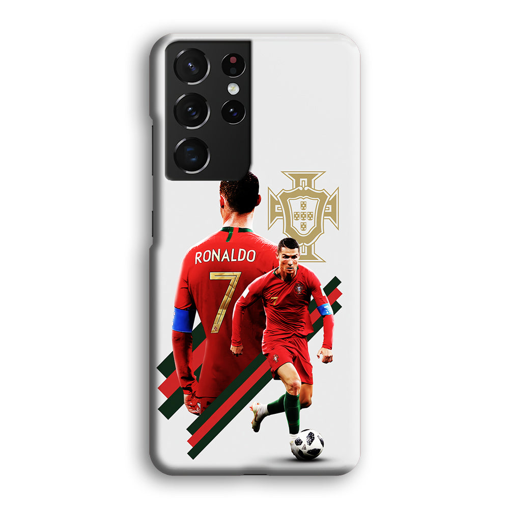 Cristiano Ronaldo Portugal Samsung Galaxy S23 Ultra Case-Phone Case-3D Case-Altracase