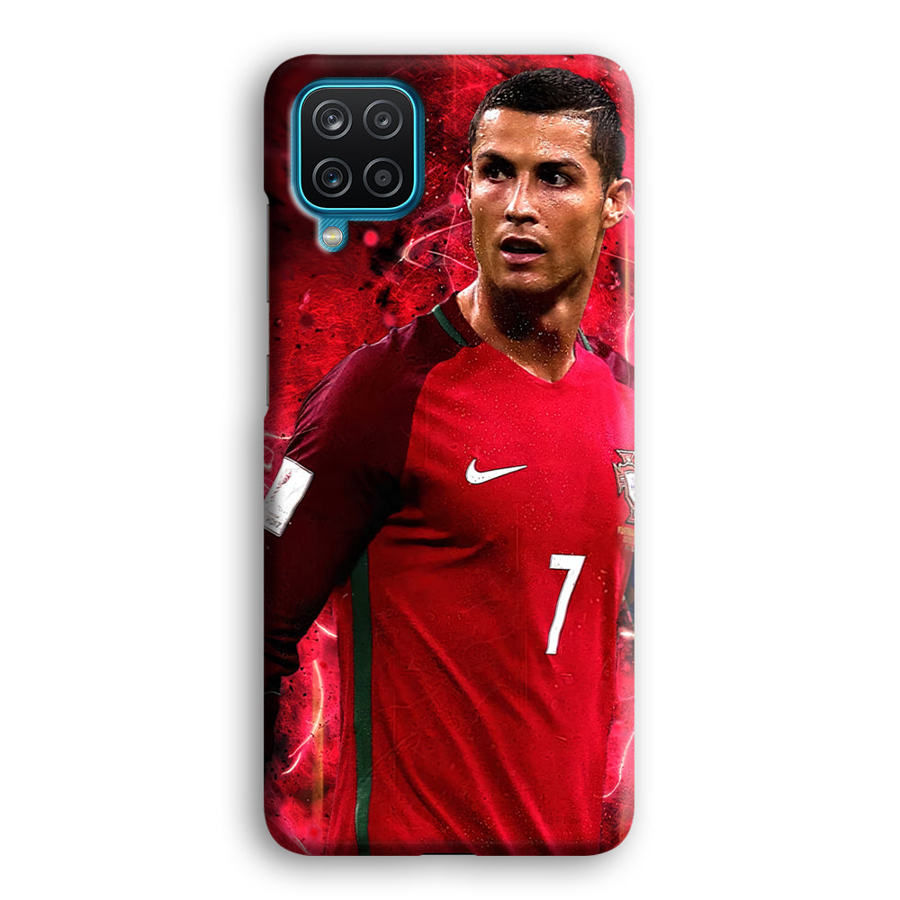 Cristiano Ronaldo Red Aesthetic Samsung Galaxy A12 Case-Phone Case-3D Case-Altracase